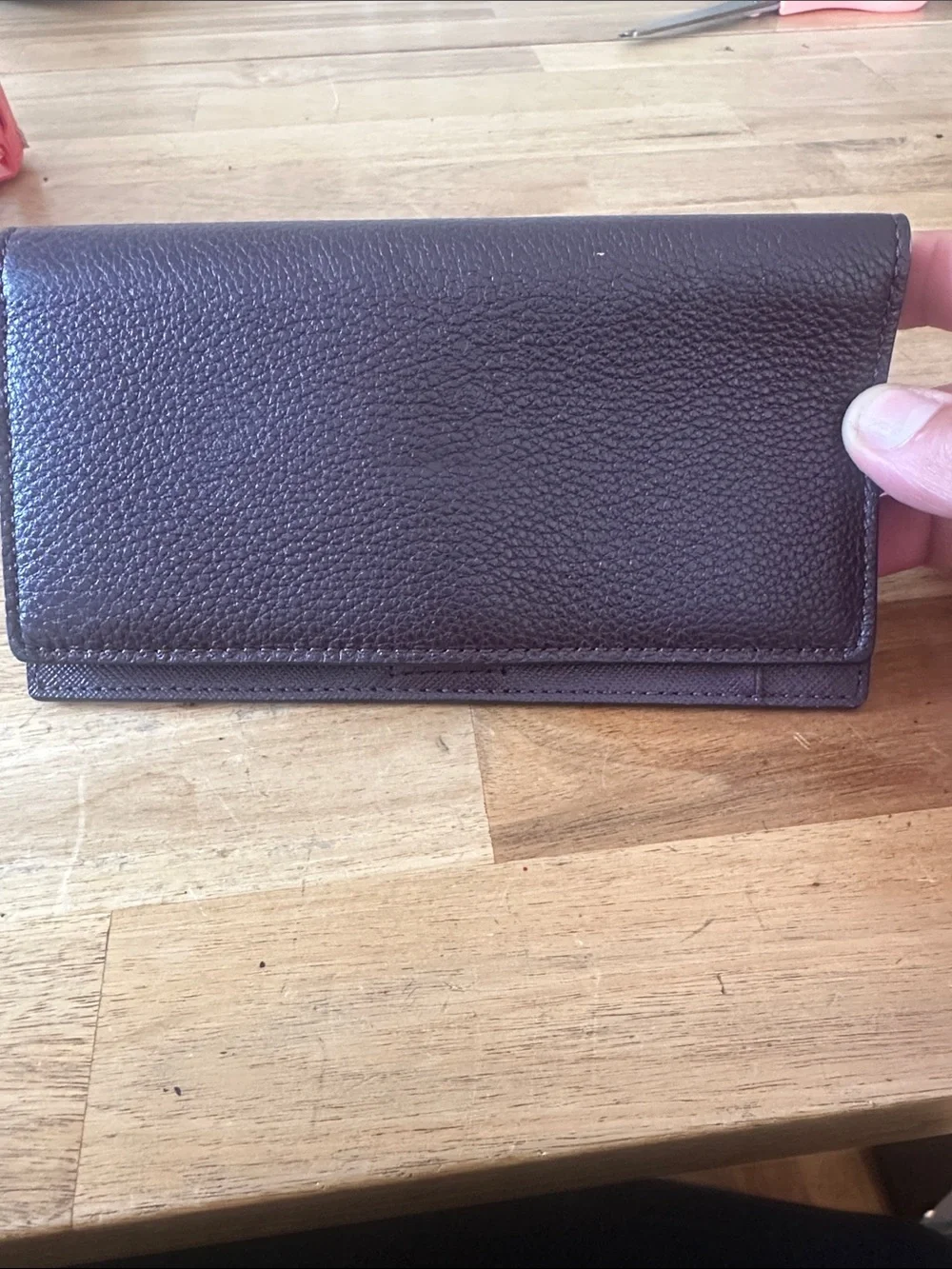 COACH check wallet